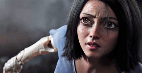 James Camerons Alita Battle Angel Stars Creepy Cg Anime Eyes