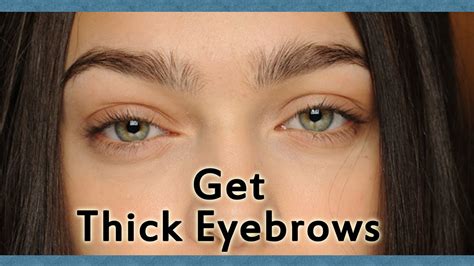 How To Thicken Eyebrows Natural Beauty Tips To Thicken Eyebrows Youtube