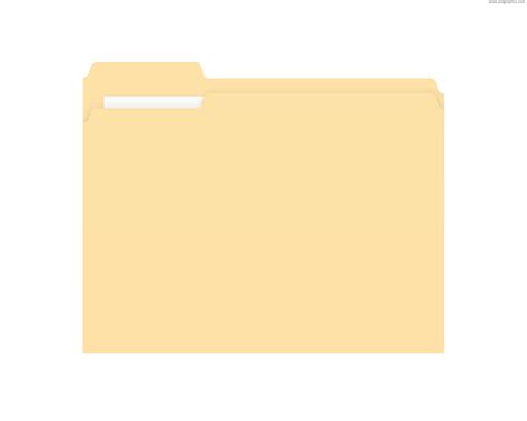 5 Folder Icon Template Images Manila File Folder Clip