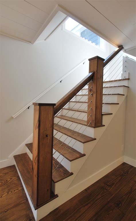 Farmhouse 50 #staircase with cable rail | Farmhouse, Home, House