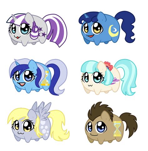 Potato Chibi Ponies Minor Characters 2 By Linamomoko On Deviantart