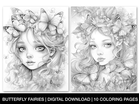 Printable Adult Coloring Page Greyscale Adult Coloring Etsy