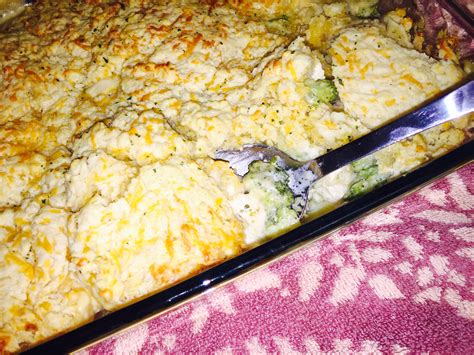 Red Lobster Biscuit Chicken And Broccoli Alfredo Casserole Frugal