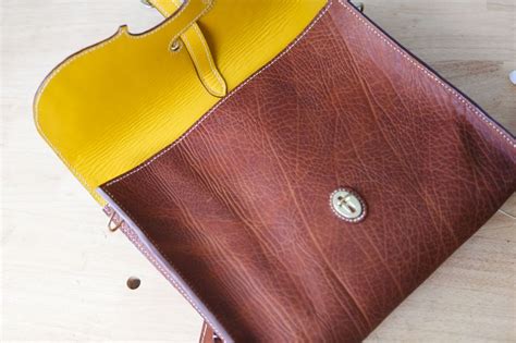Mg5114 Leather Leather Bags Handmade Horween