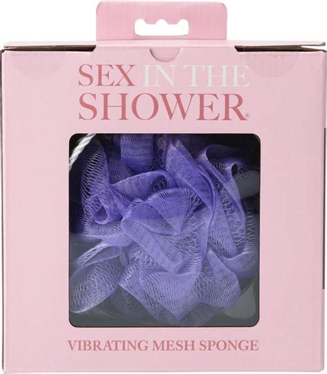 Sex In The Shower Vibrating Mesh Sponge
