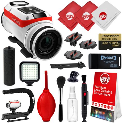 tomtom bandit 4k action video camera with accessories 32gb memory kit ebay
