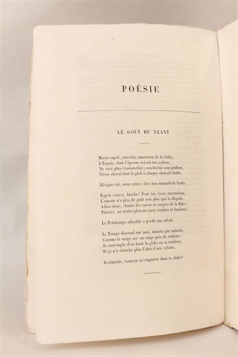 Baudelaire Poésie Le Goût Du Néant Le Possédé In Revue