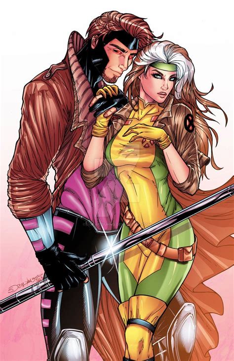 Gambit And Rogue By Sorah On Deviantart Rogues