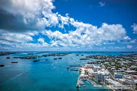 Aerial View Of Hamilton Bermuda Courtesy Of Bermuda Aerial Media
