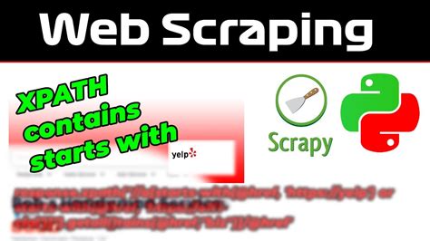 Scrapy Selectors Xpath Contains And Starts With Web Scraping
