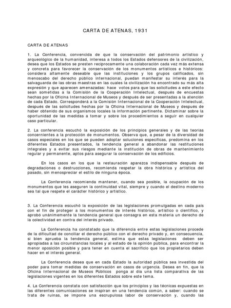 Cartas de inverno agustín fernández paz naceu en vilalba, lugo en 1947. Carta de Atenas (Resumen) | Museo | Excavación (Arqueología)