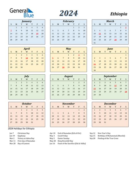 Ethiopian Calendar 2024 Public Holidays New Ultimate The Best List Of