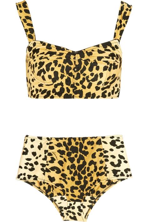 The Coolest High Waisted Bikinis For Your Next Beach Getaway Leopard