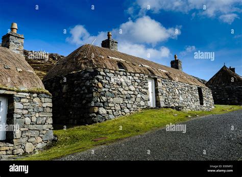 Gearrannan Black House Village Isle Of Lewis Outer Hebrides Scotland