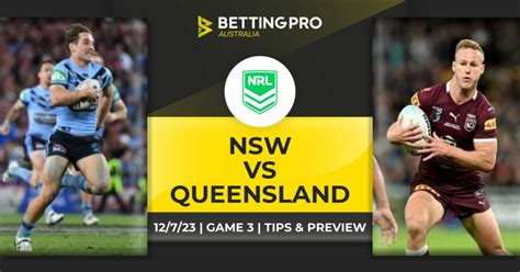 State Of Origin Tips Game 3 2023 Predictions Preview And Odds