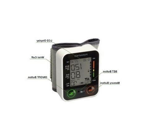 Paramed Automatic Wrist Blood Pressure Monitor Blood Pressure Kit