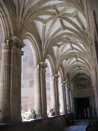…were made thinner by introducing ribs at the intersections of their curved surfaces, called groins. Rib Vault | barrel vaulted church nave with rib vaults ...