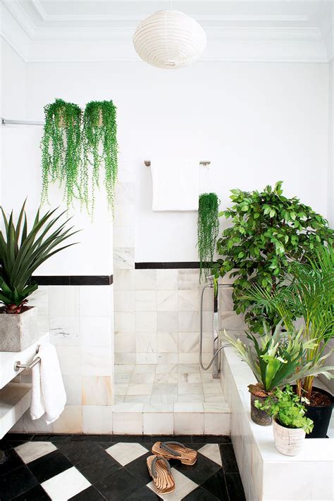 17 Bathrooms That Prove The Shower Plant Trend Is Here To Stay