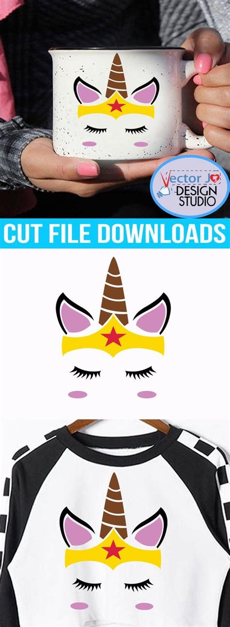 Download Unicorn SVG Vector - Wonder Woman Superhero lil cutie Warrior Princess Girl power Silhouette ...