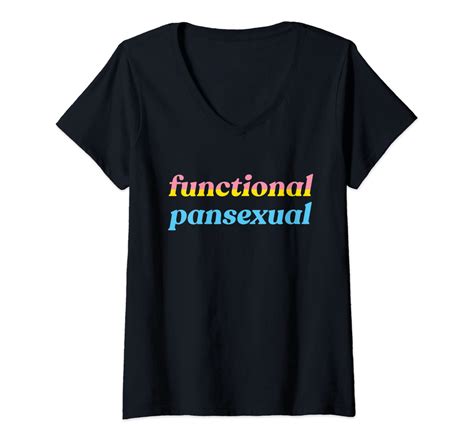 Amazon Com Womens Functional Pansexual Funny Lgbtqia Pan Pride Flag