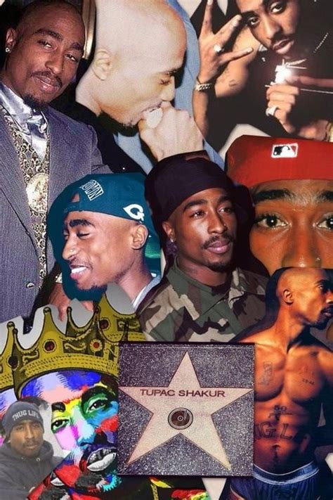 Pin on when hip hop was dope apple music playlist. Collage of Tupac | Tupac wallpaper