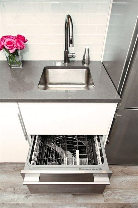 Small Kitchen Solutions One Drawer Dishwasher Jennifers Small Space