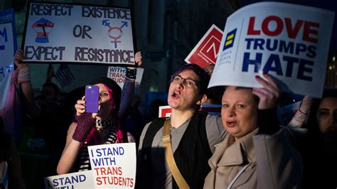 Trump Rescinds Rules On Bathrooms For Transgender Students The New