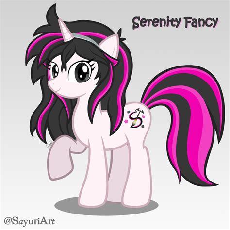 Serenity Fancy Oc From My Little Pony Sarah G Sayuriart