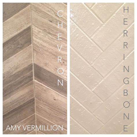 Chevron Vs Herringbone Definitely Prefer The Herringbone Tile