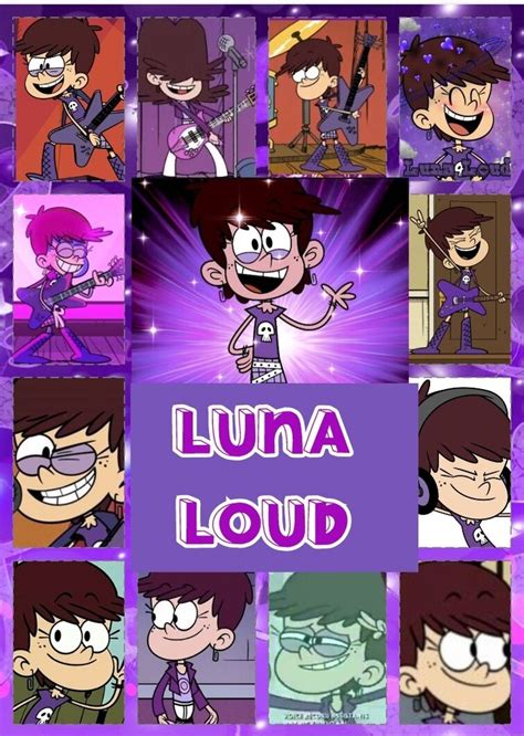 Luna Loud Collage 💜💜💜💜 Fandom