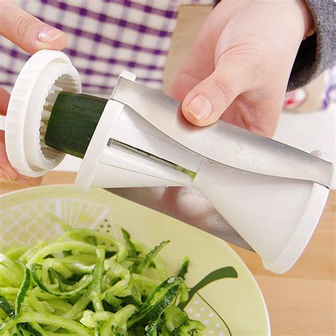 Spiral Vegetable Slicer Absstainless Steel Carrot Cucumber Courgette