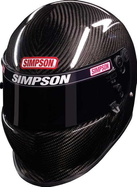 Simpson Racing 663712c Simpson Carbon Vudo Ev1 Helmets Summit Racing