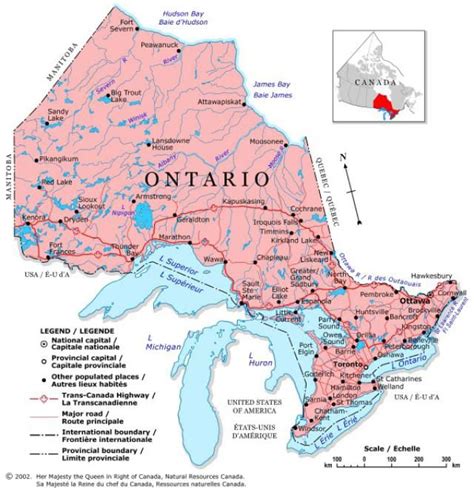 Discover Canada With These 20 Maps Ontario Map Canada Map Canada Lakes