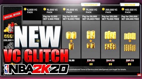 Nba 2k20 Unlimited Vc Glitch After Patch 109 Exposed 3000k Vc Per