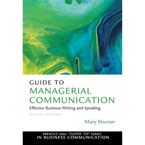 Guide To Managerial Communication 9th Edition Prentice Hall Guide