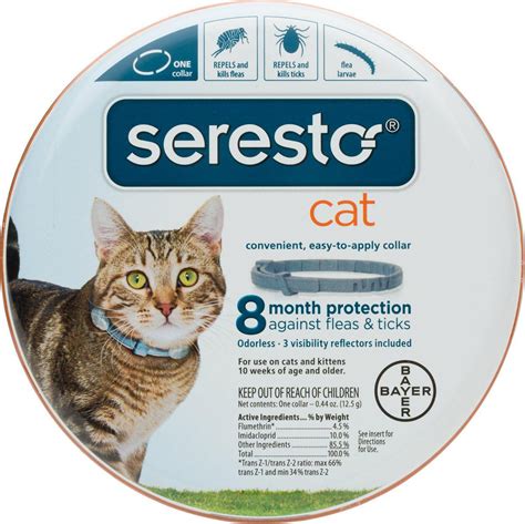 Bayer Seresto Collar Fleas And Ticks Protection For Cats And Kittens Le