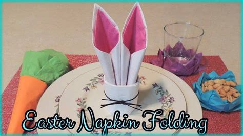 Craftie Kaleidoscope Easter Napkin Folding
