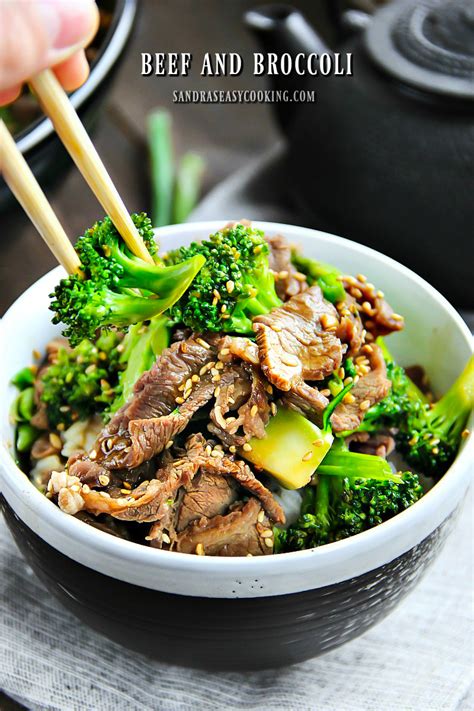 This easy beef and broccoli recipe is loaded with flavor and has the best silky sauce you'll ever find. Easy Beef and Broccoli Recipe - Sandra's Easy Cooking