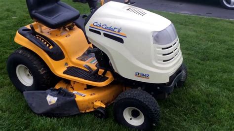 Cub Cadet Lt 1042 Riding Lawn Mower For Sale Online Auction Youtube