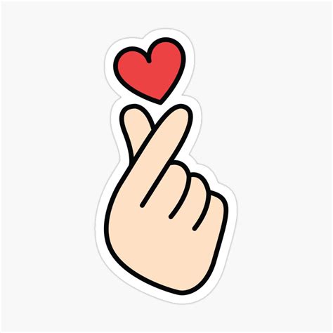 Bts Finger Heart Emoji Btsmayr