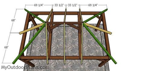 10x16 Gazebo Hip Roof Plans Myoutdoorplans Free Woodworking Plans
