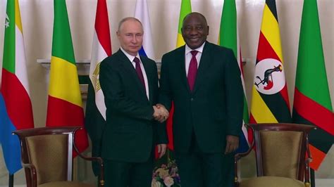 Putin And Ramaphosa Meet On Sidelines Of African Delegation Visit Abc