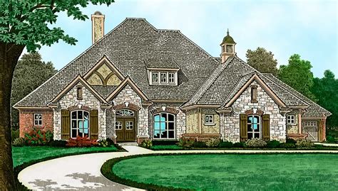 Plan 48564fm French Country House Plan With 10 High Ceilings French