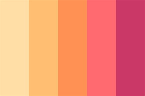 Peaches Color Palette Colorpalettes Colorschemes Design