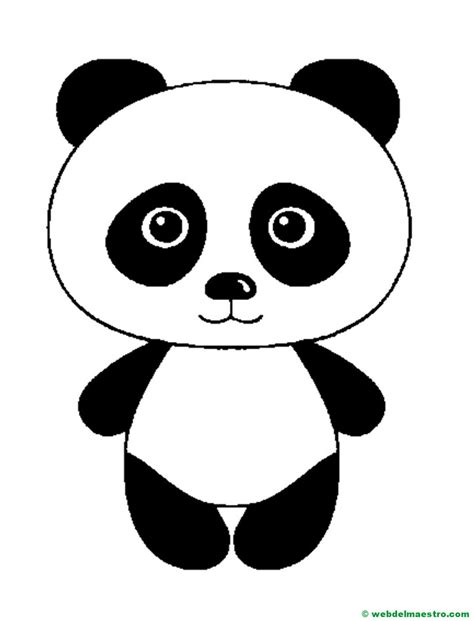 Dibujo Facil Oso Panda Para Colorear Geko Life Riset