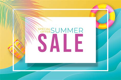 Summer Sale Banner Design Template Graphic By Ngabeivector · Creative