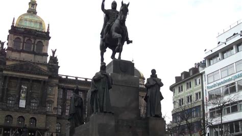 Socha svateho Vaclava v Praze - Václavské náměstí - YouTube