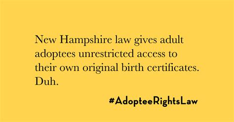 Facebook New Hampshire Obc Adoptee Rights Law Center