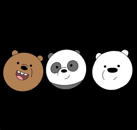 Grizz Panda And Ice Bear Design Drawing Rwebarebears