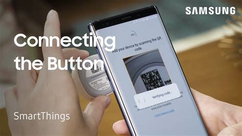 How To Connect Samsung Smartthings Button Samsung Us Youtube